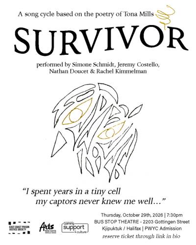 Survivor: A song cycle based on the poetry of Tona Mills