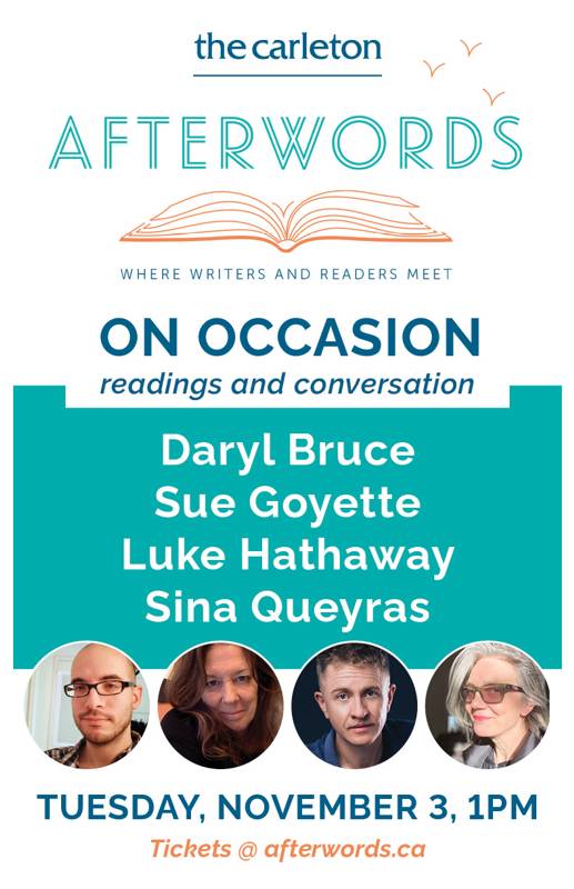AfterWords Literary Festival - On Occasion: Readings and Conversation