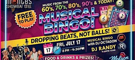 Musical Bingo and an 80's & 90's DJ Dance Party !