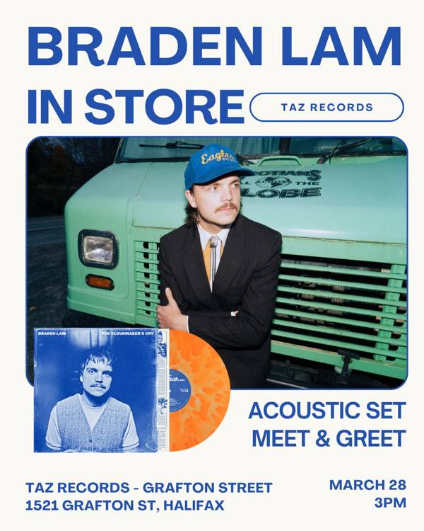 Braden Lam — In-Store at Taz Records