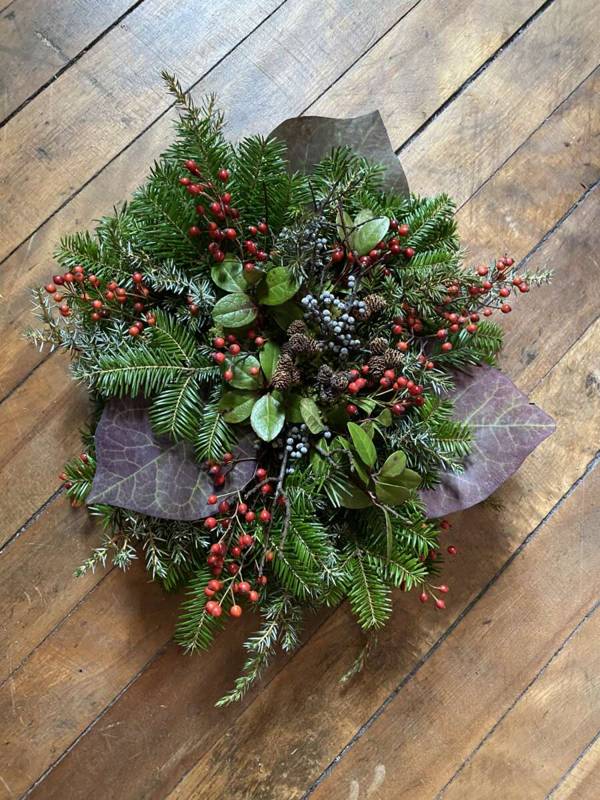 Festive Foraged Centerpiece