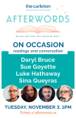 AfterWords Literary Festival - On Occasion: Readings and Conversation