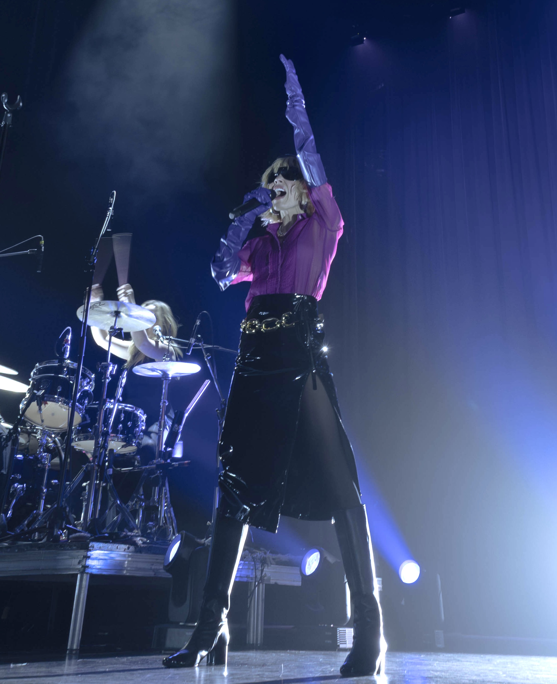 Goldie Boutilier performing at the Savoy Theatre in Glace Bay